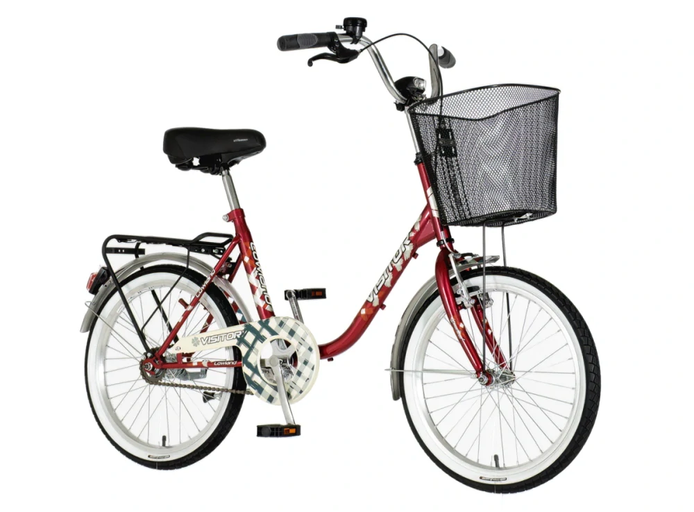 Bicykel Visitor Lowland 20" Červená Sivá UNI