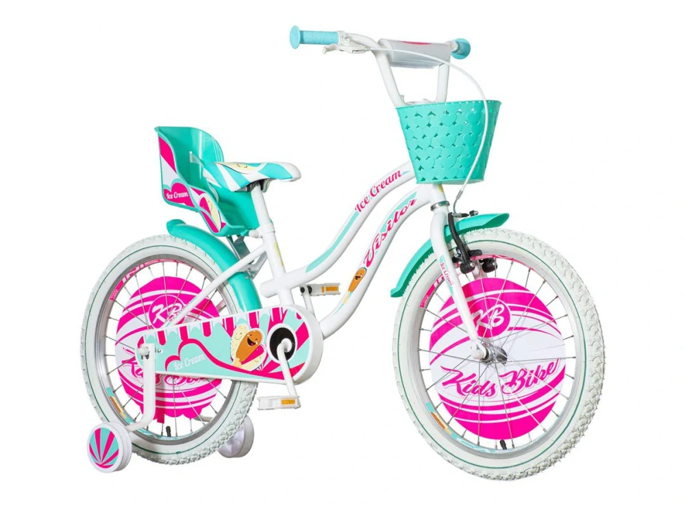 Bicykel Visitor Ice Cream 20" Bielo Tyrkysový