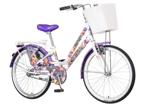 Bicykel Visitor Fashion Malibu 24" Biela Fialová