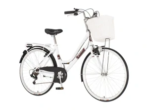 Bicykel Visitor Fashion Latte 26x1.3/8" Biela Čierna