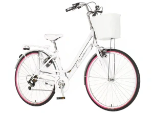 Bicykel Visitor Fashion Paris 28" Biela Sivá