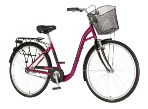 Bicykel Visitor Elite 28" Fialová Čierna