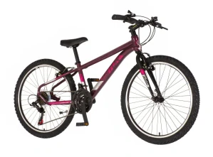 Bicykel Visitor Radiance 24" Bordová Ružová UNI