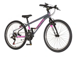 Bicykel Visitor Radiance 24" Sivá Ružová UNI