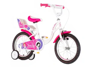 Bicykel Visitor Princess 16" Biela Ružová