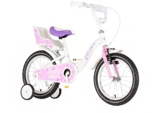 Bicykel Visitor Lovely little Princess 16" Biela Ružová