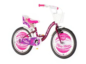 Bicykel Visitor LILOO 20" Tmavá Fialová  Ružová