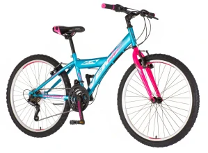 Bicykel Venssini Parma 24" Modrá Ružová