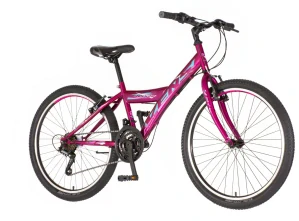 Bicykel Venssini Parma 24" Ružová Tyrkys