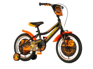 Bicykel Visitor Moto cross 16" čierno oranžová