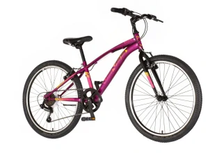 Bicykel Visitor Arcadia  24" Bordová Ružová KIDS