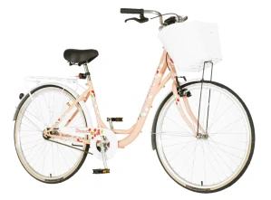 Bicykel Venssini Diamante 26x1.3/8" Ružová Béžová Biela W