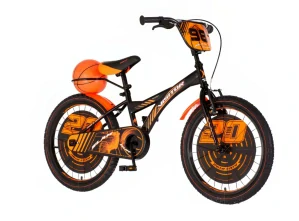 Bicykel Visitor Basket 20" Čierno Oranžový