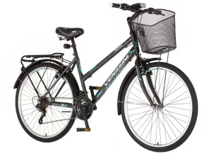Bicykel Venssini Roma 26" Sivá Biela Tyrkys