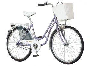 Bicykel Visitor Fashion Machiato 26x1.3/8" Fialová Biela