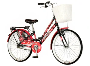 Bicykel Visitor Fashion Inferior 24" Čierna Červená