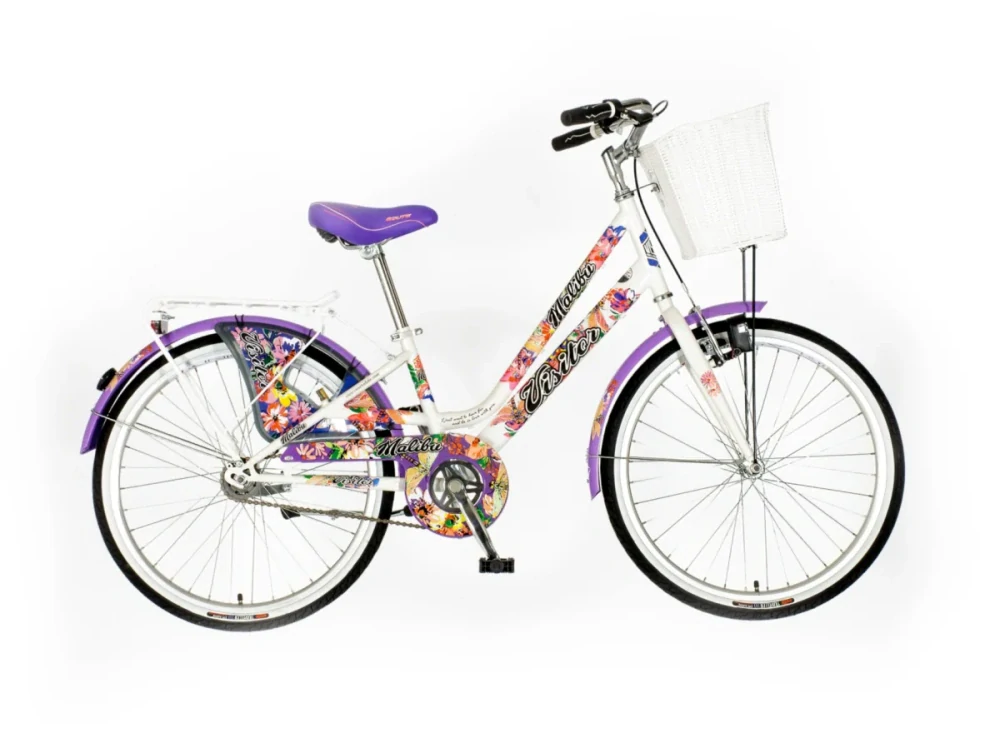 Bicykel Visitor Fashion Malibu 24" Biela Fialová