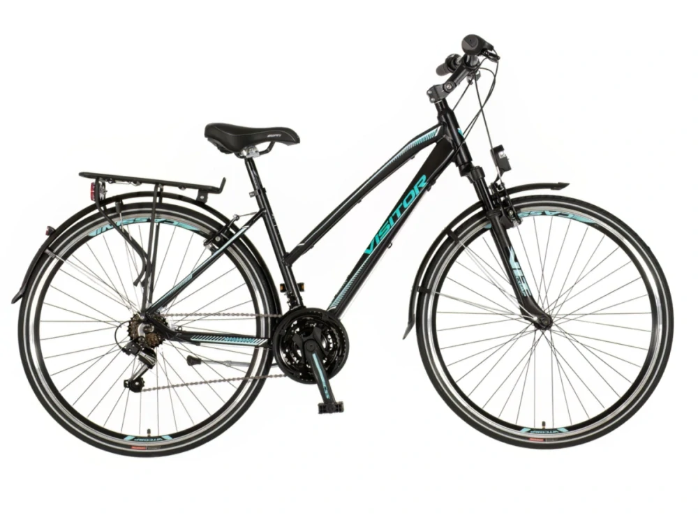 Bicykel Explorer TERRA LADY Sport 28" Čierna Tyrkys