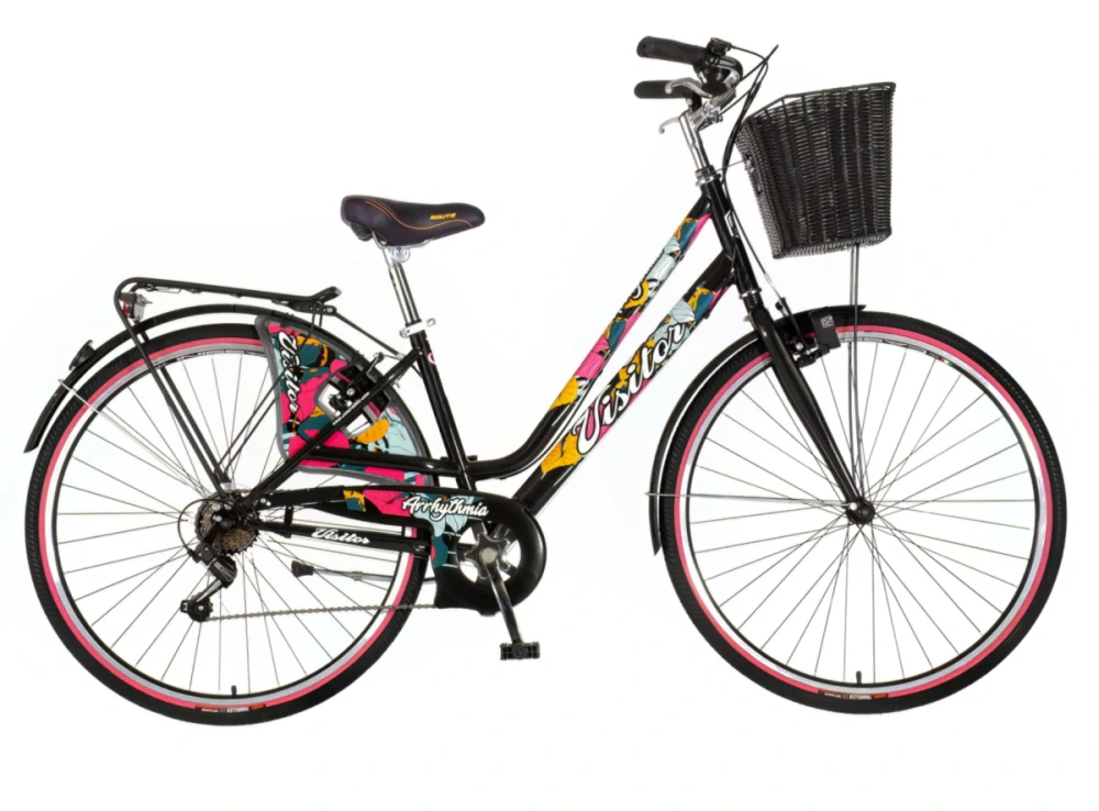Bicykel Visitor Fashion Arrhythmia 28" Čierna Multicolor