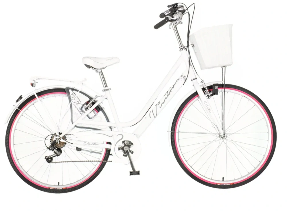 Bicykel Visitor Fashion Paris 28" Biela Sivá