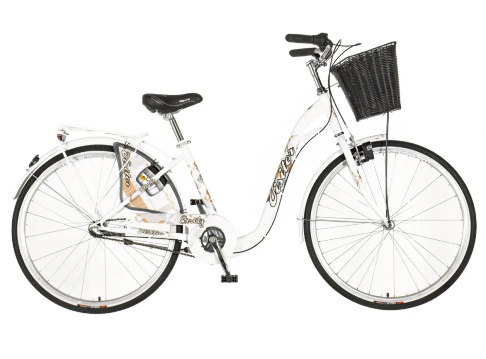Bicykel Visitor Fashion Eternity 28" Biela Sivá