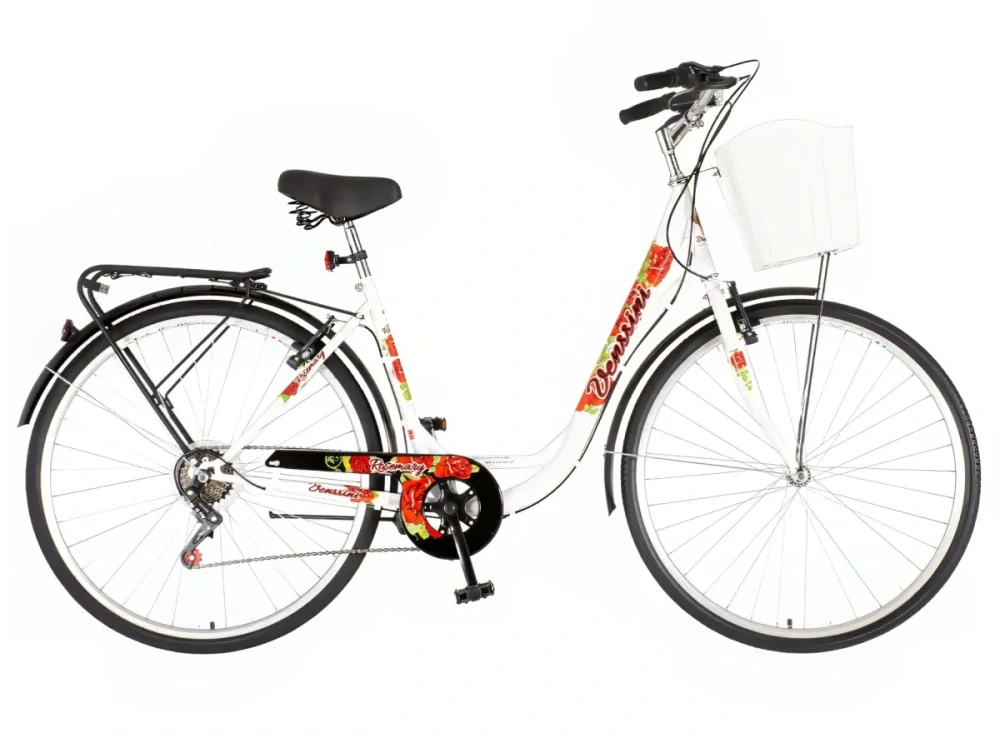 Bicykel Venssini Diamante 28" Biela Červená