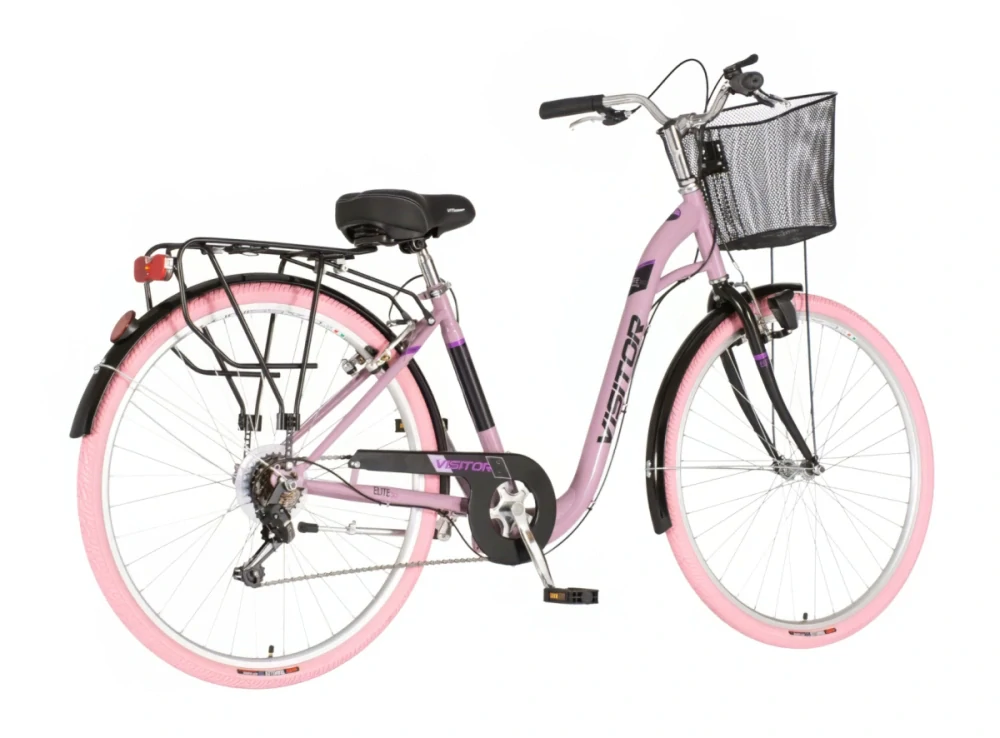 Bicykel Visitor Elite 28" Ružová Čierna