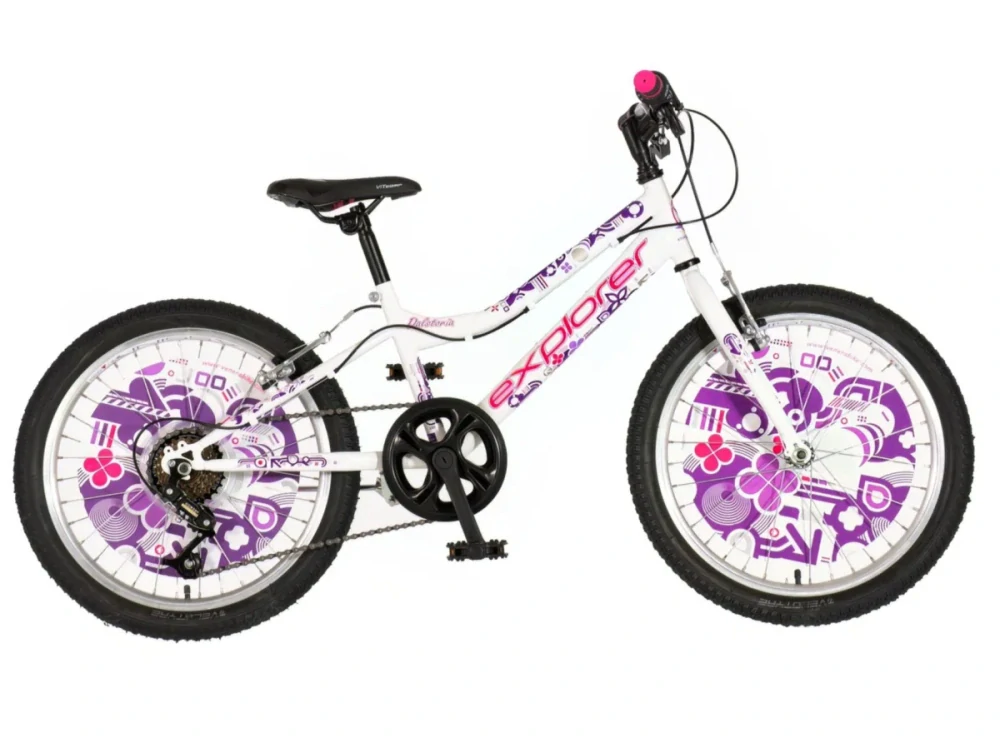 Bicykel Explorer Rhino 20" Biela Fialová