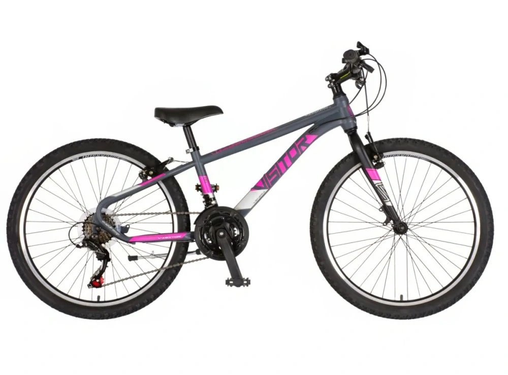 Bicykel Visitor Radiance 24" Sivá Ružová