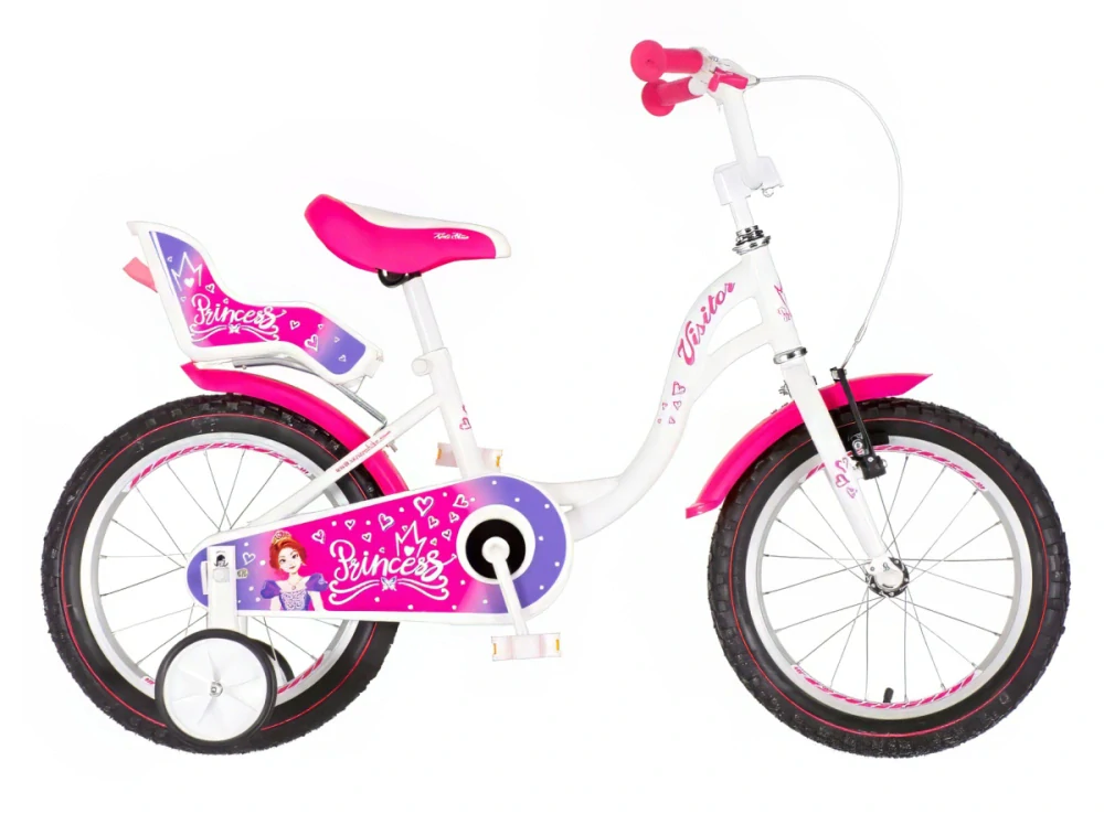 Bicykel Visitor Princess 16" Biela Ružová