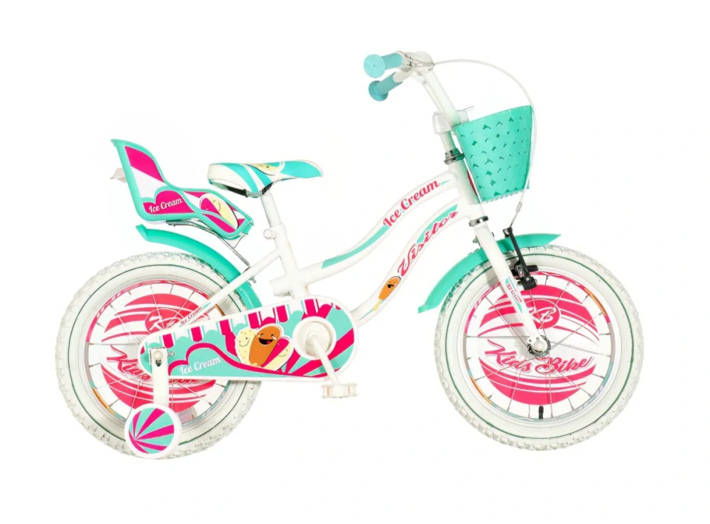 Bicykel Visitor Ice Cream 16" Biela Tyrkys