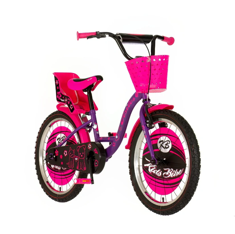 Bicykel Visitor LILOO 20" Fialová Čierna Ružová