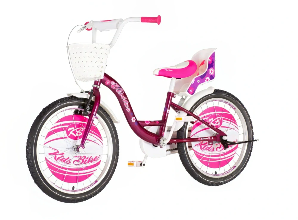 Bicykel Visitor LILOO 20" Tmavá Fialová  Ružová