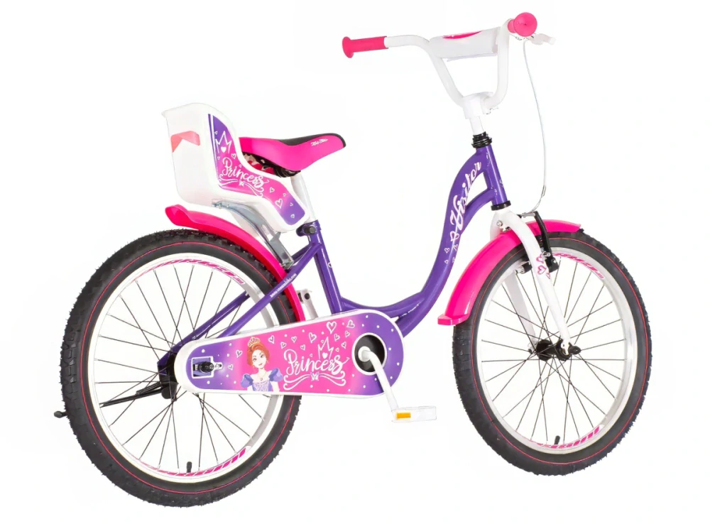 Bicykel Visitor Princess 20" Fialová Biela Ružová