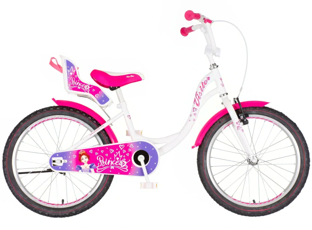 Bicykel Visitor Princess 20" Biela Ružová Fialová UNI
