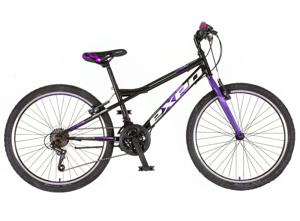 Bicykel Explorer Spark 24" Čierna Fialová KIDS