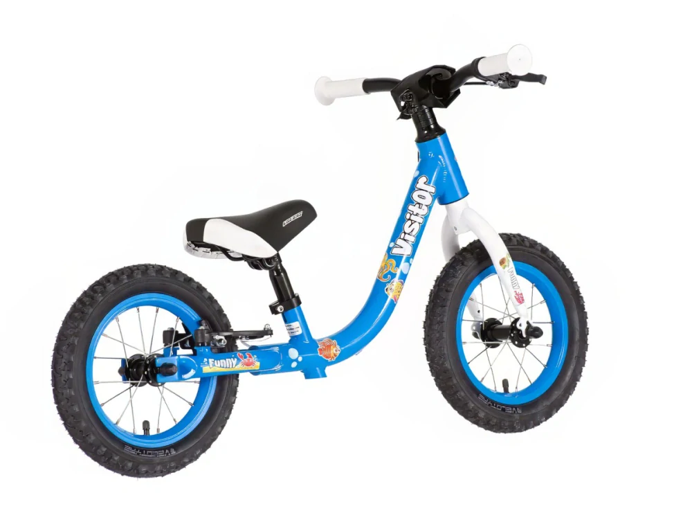 Bicykel Visitor Gur Gur 12" Modro-Biely