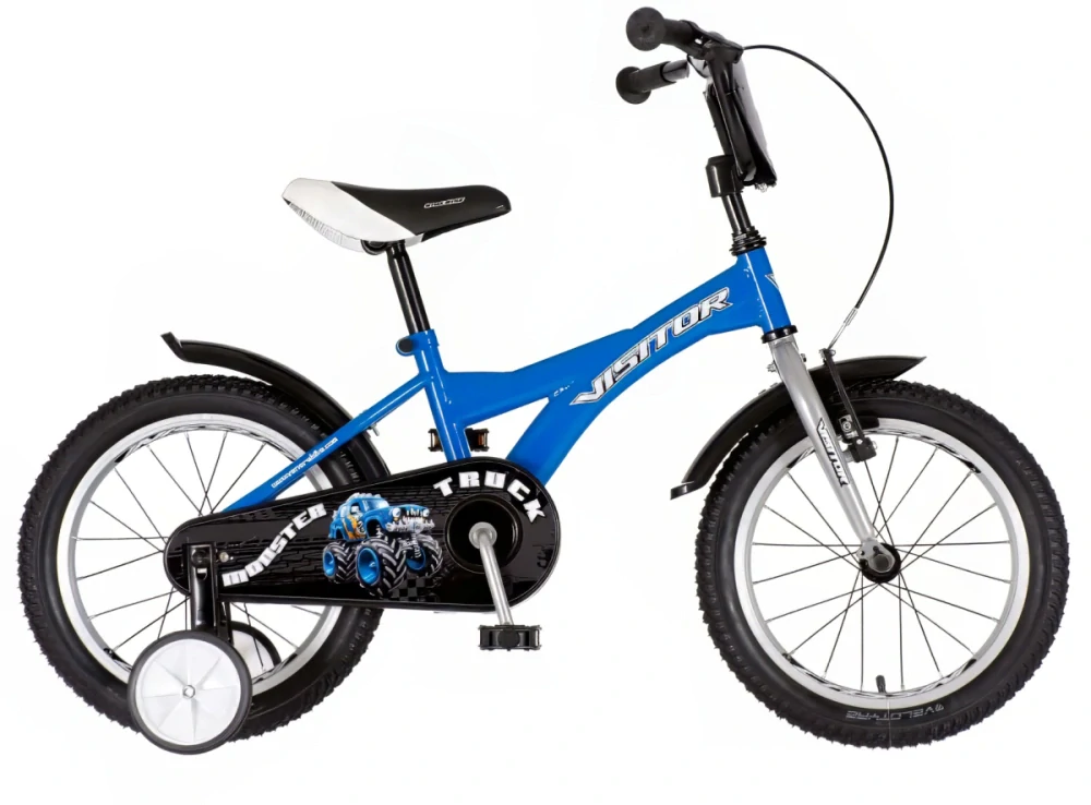 Bicykel Visitor Truck monster 16" Modro Biely