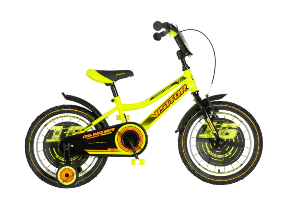 Bicykel Visitor Ranger 16" čierno žltá