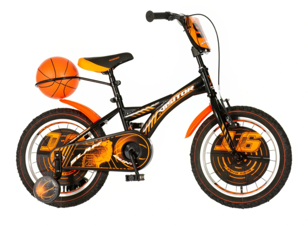Bicykel Visitor Basket 16" Čierna Oranžová