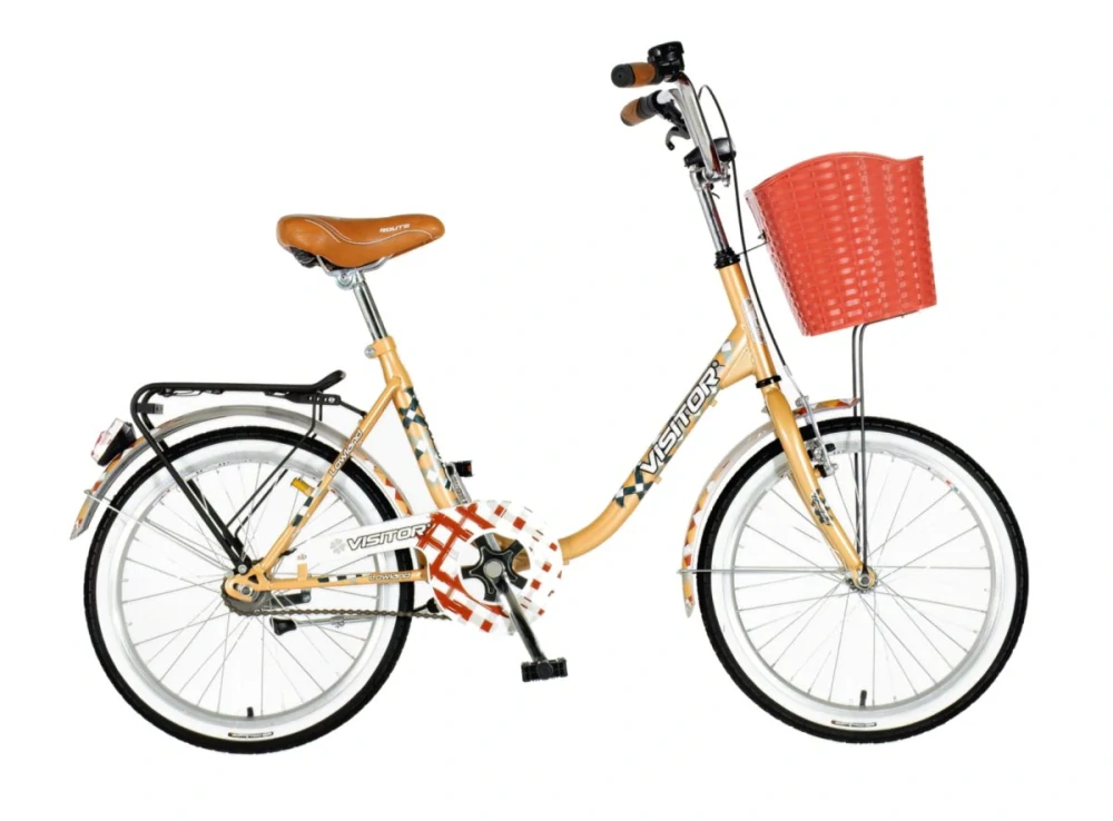 Bicykel Visitor Lowland 20" Svetlá Hnedá Žltá UNI
