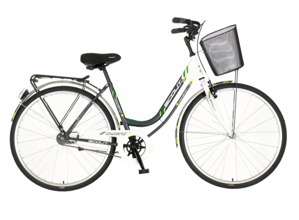 Bicykel Visitor Lowland 28" Sivá Biela W
