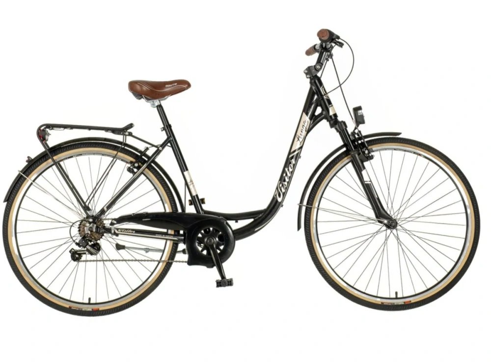 Bicykel Visitor Lungo  28" Čierna Zelená UNI