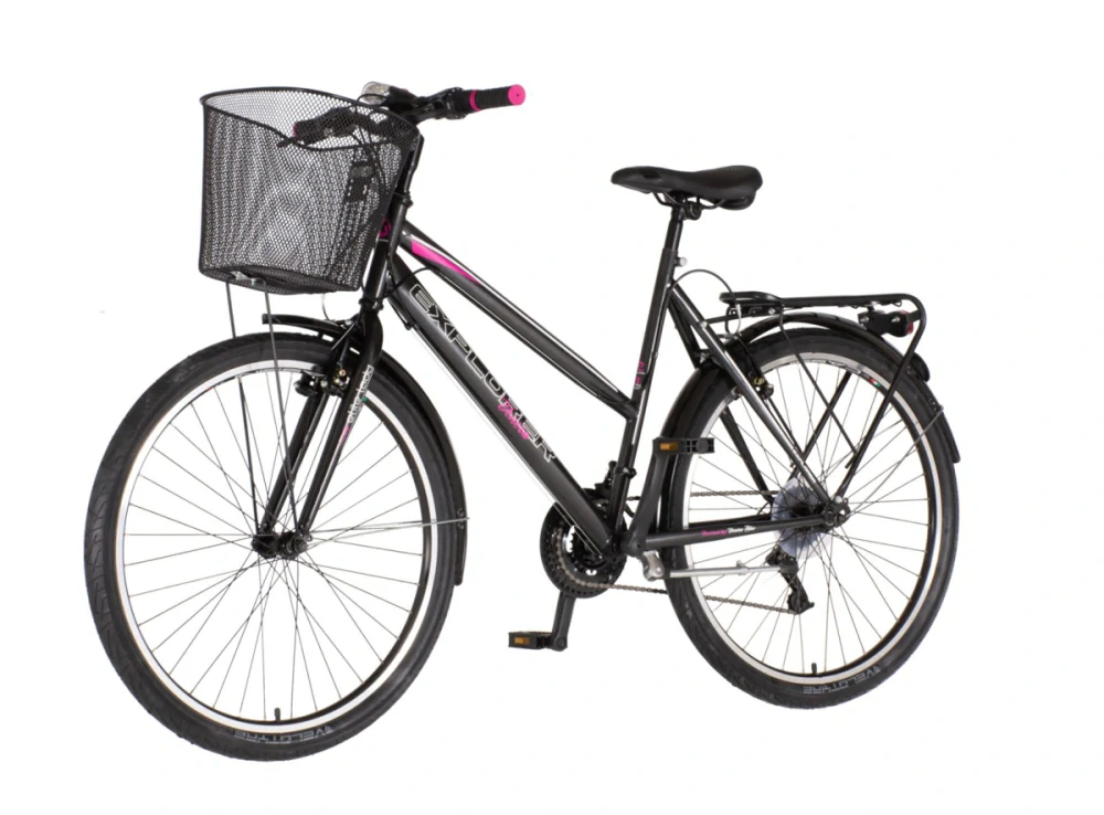 Bicykel Explorer Elite Lady 26" Sivá Ružová 