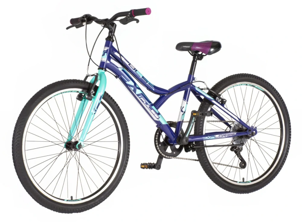 Bicykel Explorer Spy Diasy 24" Modrá Tyrkysová M