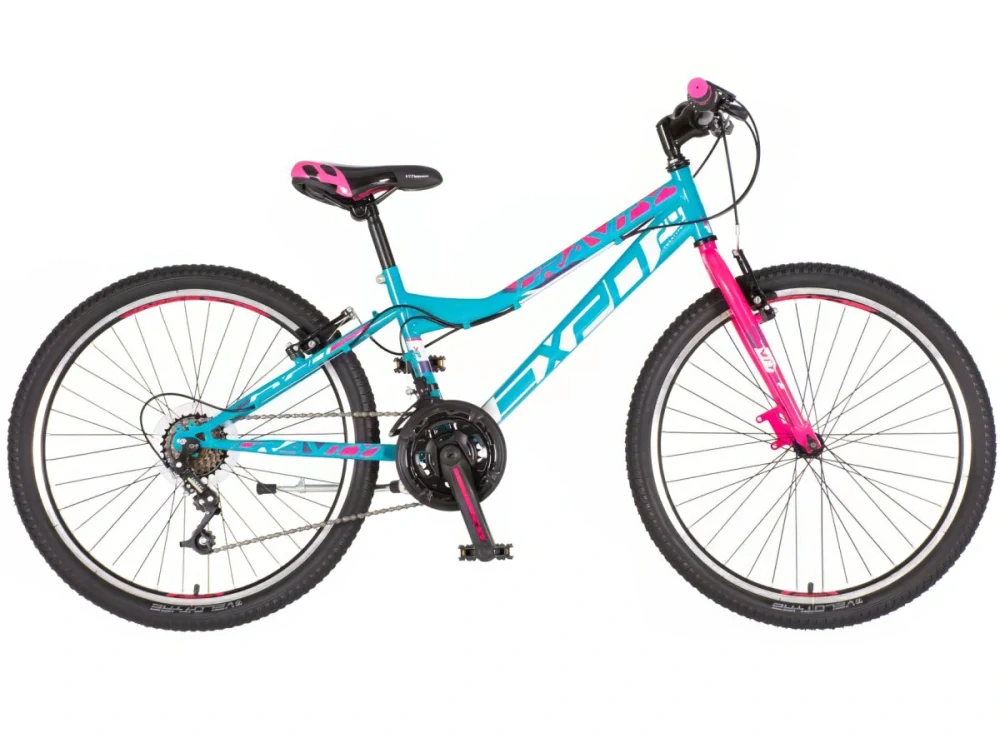 Bicykel Explorer Magnito 24" Tyrkys Ružová Biela KIDS