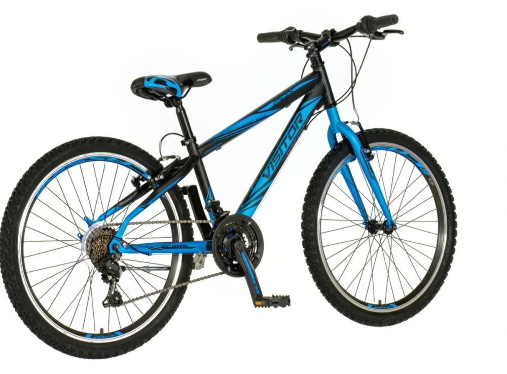 Bicykel  Venssini FOX 24" Čierna Modrá