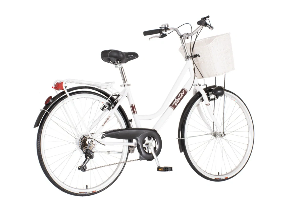 Bicykel Visitor Fashion Latte 26x1.3/8" Biela Čierna