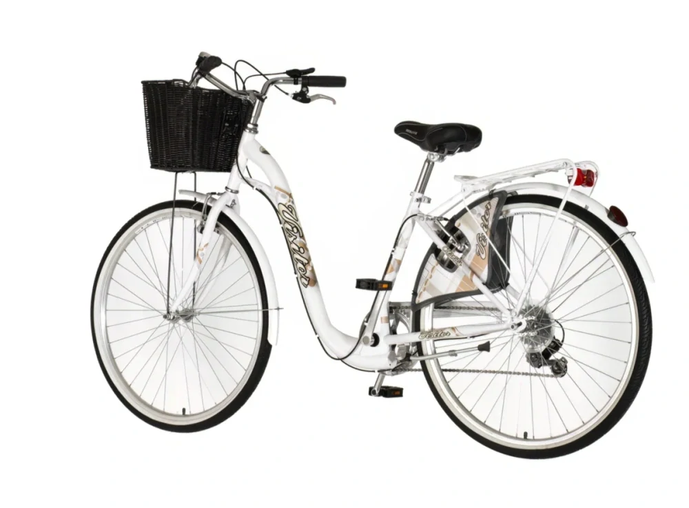 Bicykel Visitor Fashion Eternity 28" Biela Sivá