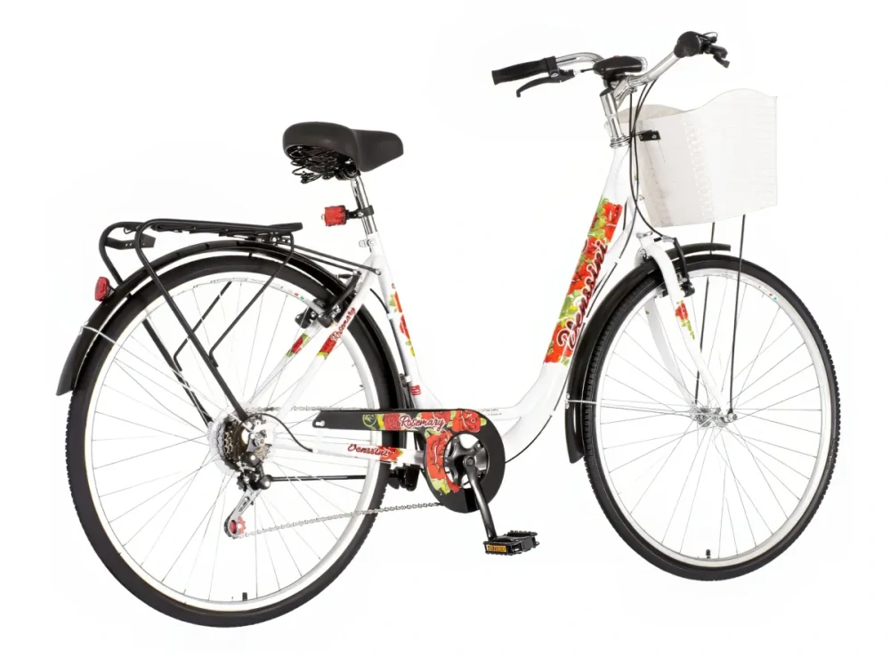 Bicykel Venssini Diamante 28" Biela Červená
